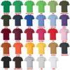 t shirt color chart - My Melody Store